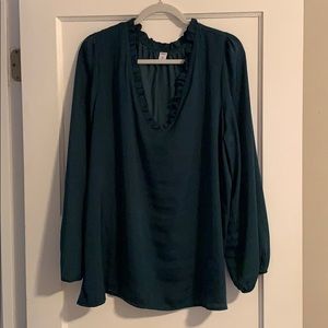 Green Old Navy Satin Top